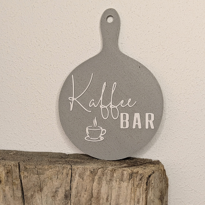STL 3D Druck Datei Kaffee Dekobrett 4 Designs Deutsch und englisch Kaffee Liebe Kaffeelounge Kaffeebar Coffeelounge Küchendeko 3D-druck STL – Bild 11