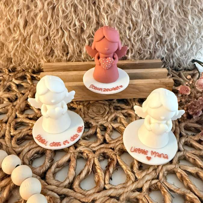10 STL 3D Druck Datei Engel mit 10 Geschenkscheiben seperat druckbar Muttertag Mama Oma Beste Freundin auch für Gießteile 3D-Druck Datei – Bild 24