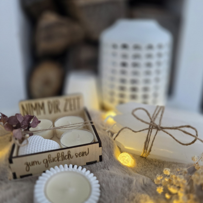 SVG Laserdatei Box für 4 Teelichter Muttertag Oma Beste Freundin Mama Beste Mama Geschenk zum Muttertag Großmutter Geschenkidee SVG Datei – Bild 8