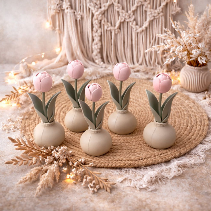 3MF 3D Druck Datei für Bambu Frühling Tulpe Tulpenzwiebel Tulpenknolle Frühlingsdeko 3D-Datei 3D-Druck Vorlage Frühlingsblumen Blumenzwiebel – Bild 5