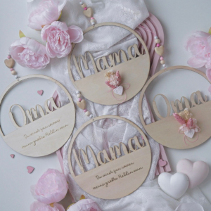 SVG Laserdatei 4Designs Kränze Mama Oma für trockenblumen Beste Mama Geschenk zum Muttertag Großmutter Mutterliebe SVG Datei