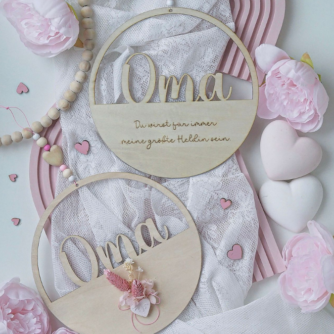 SVG Laserdatei 4Designs Kränze Mama Oma für trockenblumen Beste Mama Geschenk zum Muttertag Großmutter Mutterliebe SVG Datei – Bild 9