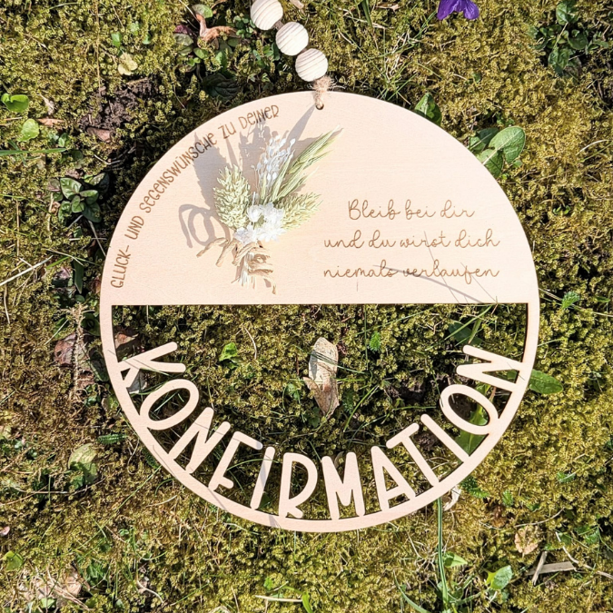 SVG Laserdatei 6er Set Kränze für Kommunion Konfirmation Firmung Geldgeschenk mit Fisch zum füllen mit Blumen oder Geldgeschenk SVG-Datei – Bild 19