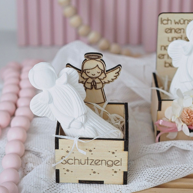 3mm und 4mm Engelbox Geschenkbox für Kleinigkeiten Schutzengel SVG Laser Datei Mama Oma Papa Freundin Geschenkidee Freudschaft Engelchen – Bild 15