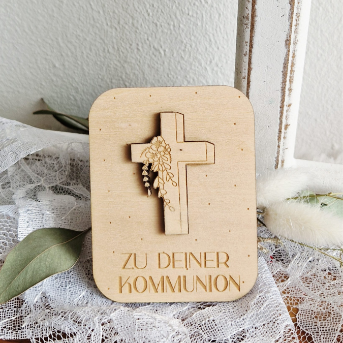 SVG Laserdatei Karten zur Taufe Konfirmation Kommunion zum füllen mit Blumen oder Geld Grußkarten SVG Datei Geldgeschenk Kirche Firmung – Bild 25