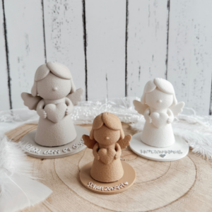 10 STL 3D Druck Datei Engel mit 10 Geschenkscheiben seperat druckbar Muttertag Mama Oma Beste Freundin auch für Gießteile 3D-Druck Datei