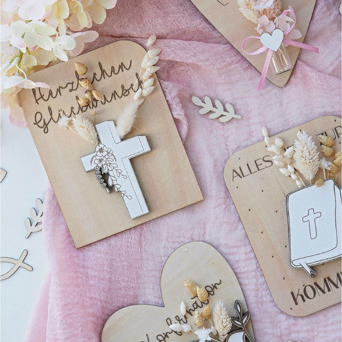 SVG Laserdatei Karten zur Taufe Konfirmation Kommunion zum füllen mit Blumen oder Geld Grußkarten SVG Datei Geldgeschenk Kirche Firmung – Bild 22