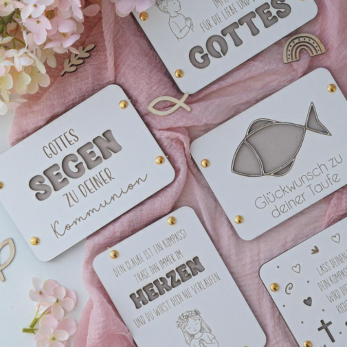 SVG Laserdatei Geldgeschenk Verpackung für Geld 8 Designs Kirchlich Taufe Konfirmation Kommunion Gutscheinkarten SVG-Datei Geldkarten – Bild 16