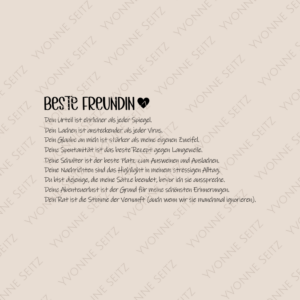 SVG Laser Datei Gravur Beste Freundin Beschreibung erklärung Bedeutung du bist Besties BFF Freundinnen Freundschaft Laserdatei Plotterdatei