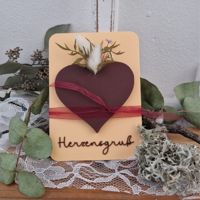 STL 3D Druck Datei Karten für Blumen oder Geld 6 Designs Mama Oma Beste Freundin Kleinigkeit Geschenkidee Mitbringsel 3D-Druck Datei – Bild 3