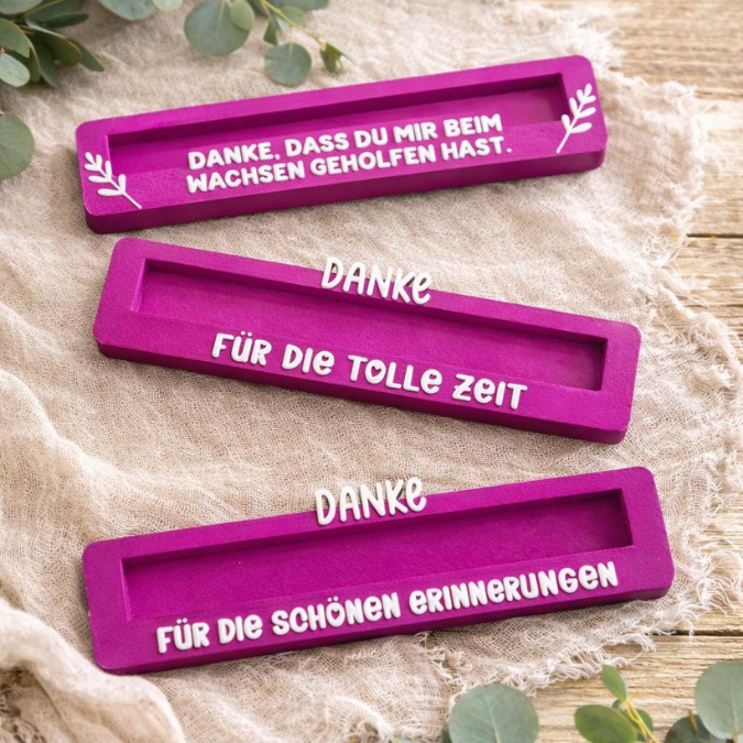 STL 3D Druck Datei 11 Designs Halter für Stifte Lehrerin Erzieherin Lehrer Erzieher Verpackung für Kugelschreiber Box 3D-Druck Datei – Bild 4