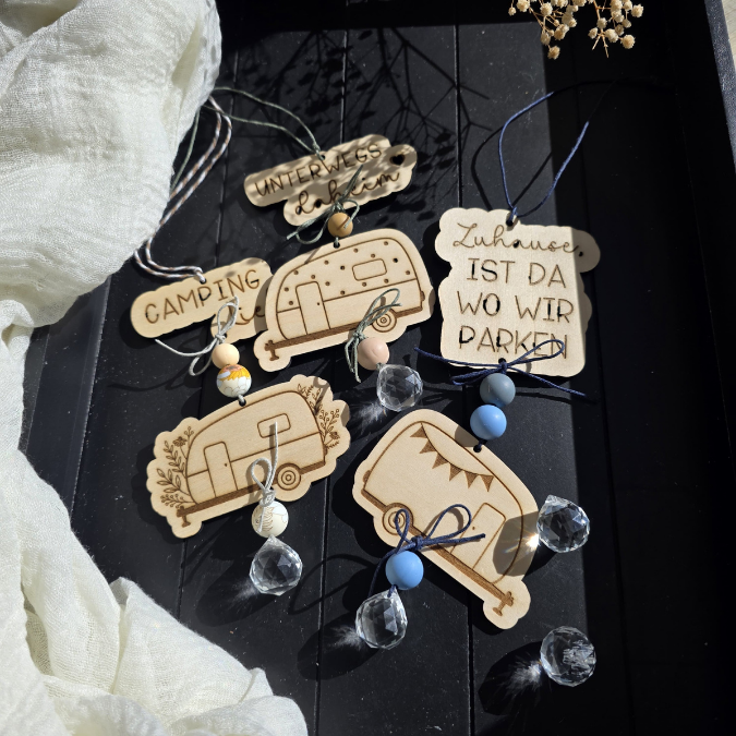 SVG Laser Datei Gravur Bundle XXL Camping Wohnwagen Wohnmobil Zelt Campingglück Camper Unterwegs daheim Laserdatei Plotterdatei – Bild 9
