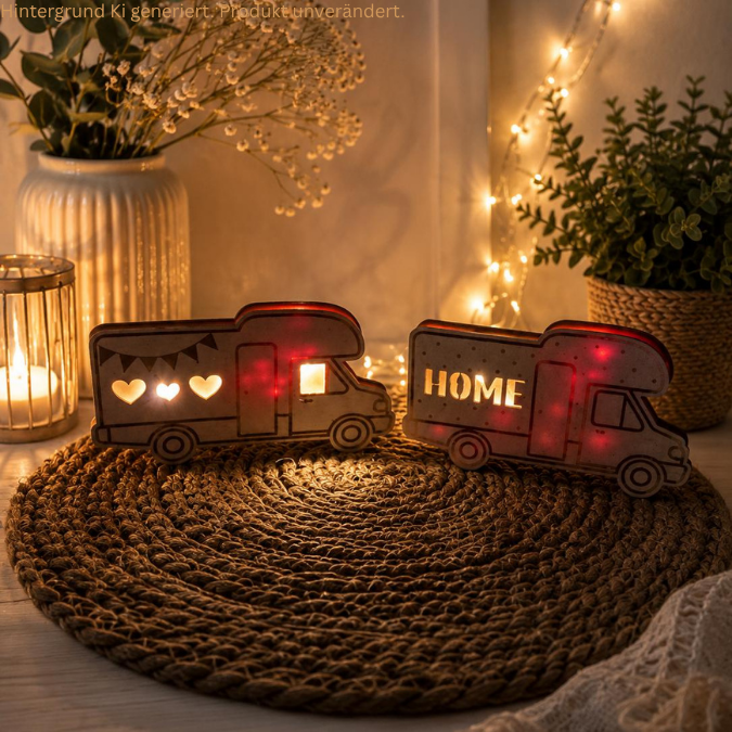 SVG Laserdatei Wohnmobil Camping 8 Designs 2 Größen klein für Ballonlichter groß für Lichterkette Ballonlicht Leuchtdeko SVG-Datei – Bild 24