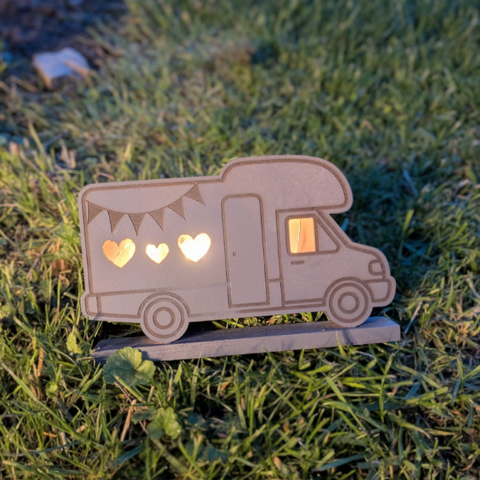 SVG Laserdatei Wohnmobil Camping 8 Designs 2 Größen klein für Ballonlichter groß für Lichterkette Ballonlicht Leuchtdeko SVG-Datei – Bild 26