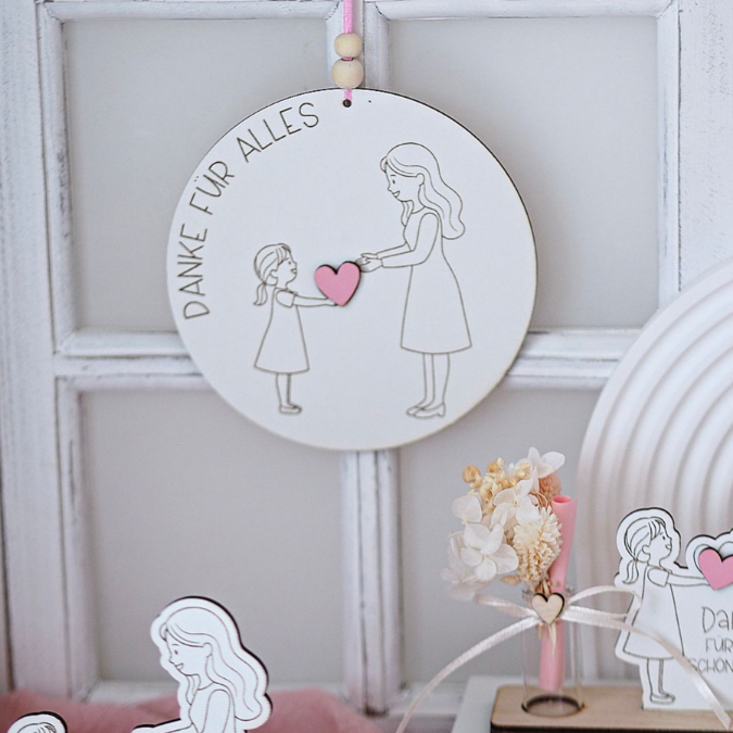 SVG Laser Datei 6 designs Kindergartenabschied Aufsteller Klötzchendatei und Holzscheiben Geschenk Erzieherin Kita KiGa SVG Datei Schulkind – Bild 16
