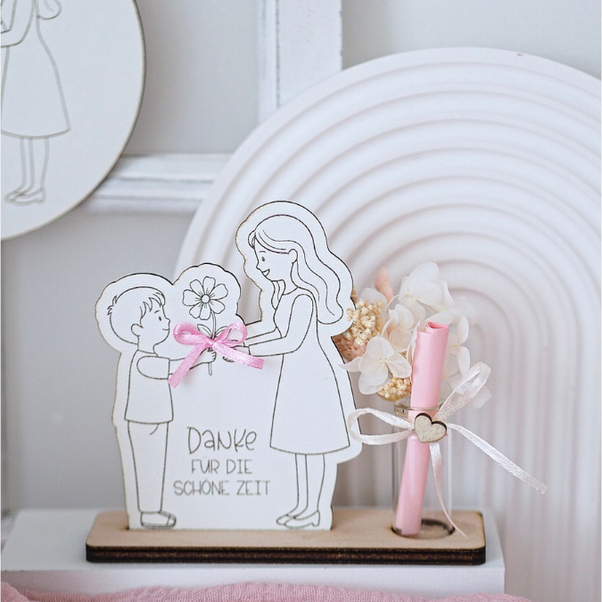 SVG Laser Datei 6 designs Kindergartenabschied Aufsteller Klötzchendatei und Holzscheiben Geschenk Erzieherin Kita KiGa SVG Datei Schulkind – Bild 19