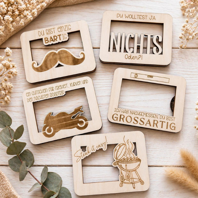9 Designs Laserdatei Verpackung für Gutscheinkarten Gutscheine Geld Männer Mann Papa Ec Kartengröße Geldgeschenk Wunschgutschein SVG Datei – Bild 22