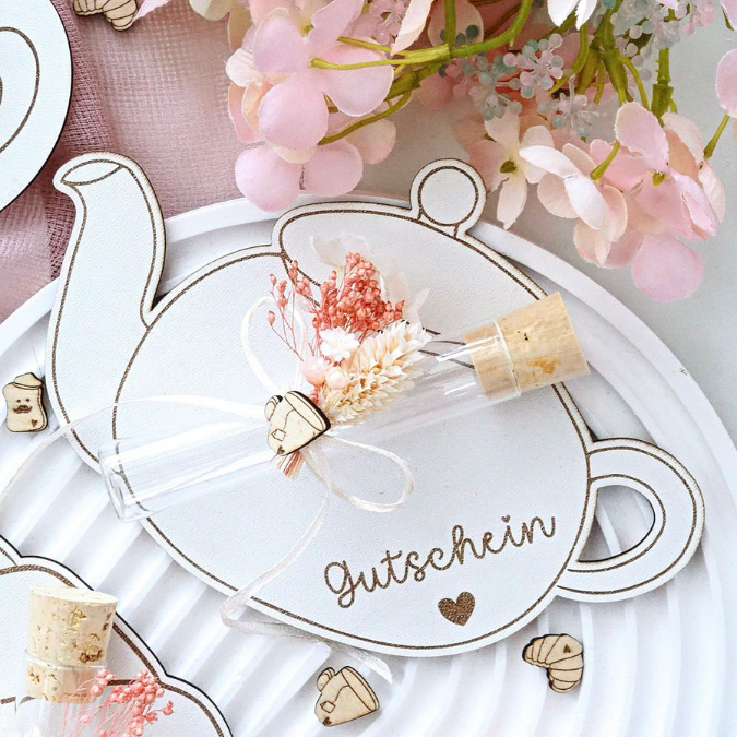 SVG Laserdatei Einladung zum Frühstück Karten für Blumen Gutscheine Brunch Mittagessen Lunch Frenchtoast Croissant Tee Kaffee SVG Datei – Bild 22