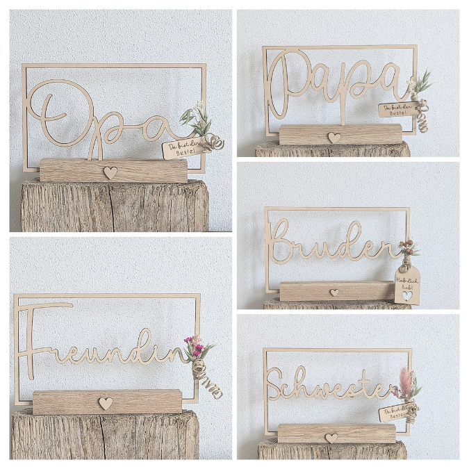 SVG Laser Datei Klötzchen Rahmen Mama Papa Oma Opa Schwester Familie Klötzchen Datei Easysticks Easy Sticks Laserdatei Muttertag vatertag – Bild 3