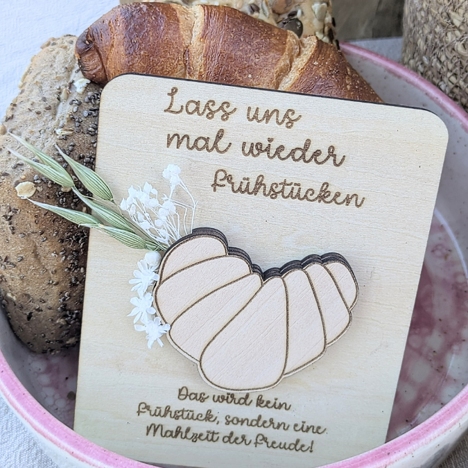 SVG Laserdatei Einladung zum Frühstück Karten für Blumen Gutscheine Brunch Mittagessen Lunch Frenchtoast Croissant Tee Kaffee SVG Datei – Bild 24