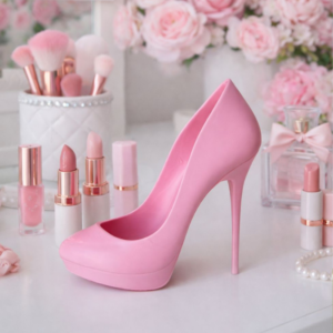 STL 3D Druck Datei High Heel Geschenkidee für Frauen Verpackung Beauty Schminke Schuhe Girls Absatz Highheel Deko