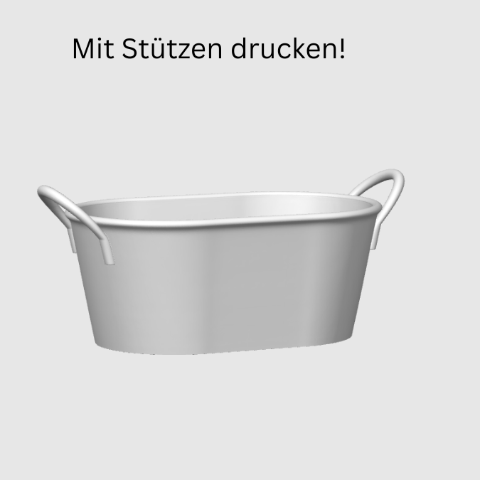 STL 3D Druck Datei Pflanzwanne Pflanzgefäß Dekoschale Wanne dekowanne Gartentisch Outdoor Shabby 3D-Druck Datei – Bild 2