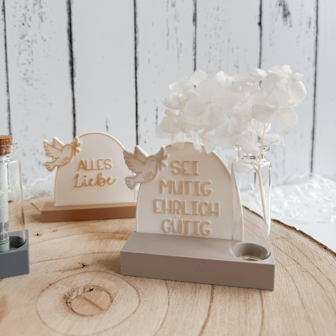 STL 3D Druck Datei 4er Set Kirche Jugendweihe Aufsteller für Reagenzgläser, Gutscheine oder Geld Konfirmation Kommunion Taufe 3D-Druck Datei – Bild 6
