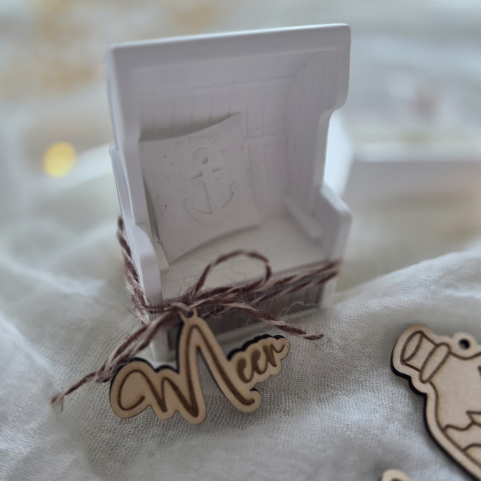 SVG Laserdatei 18 Designs Geschenkanhänger Meer Strand Urlaub Sommer Maritim Strandkorb Etiketten Tags SVG-Datei – Bild 8