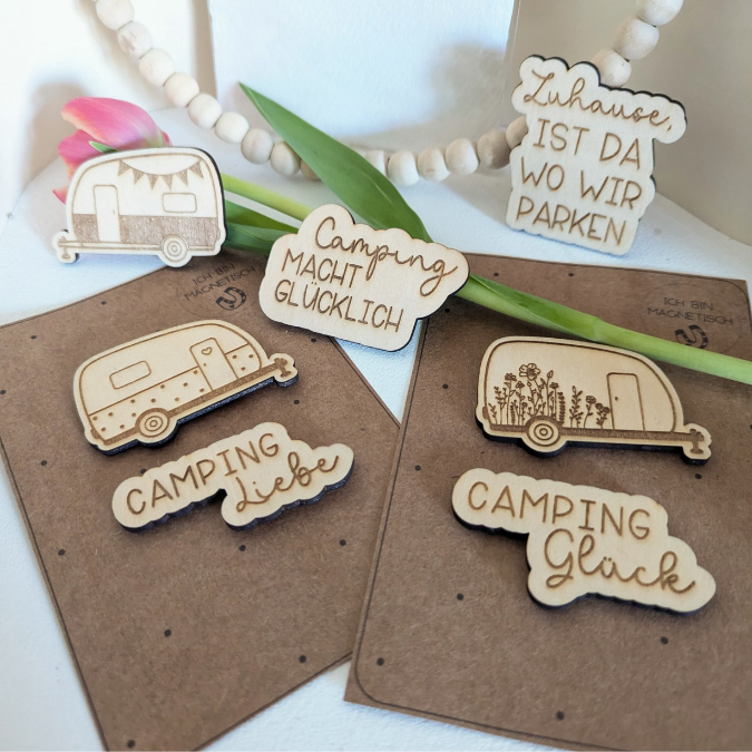 SVG Laser Datei Gravur Bundle XXL Camping Wohnwagen Wohnmobil Zelt Campingglück Camper Unterwegs daheim Laserdatei Plotterdatei – Bild 15