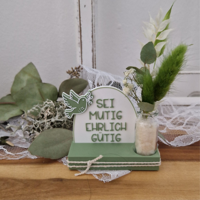 STL 3D Druck Datei 4er Set Kirche Jugendweihe Aufsteller für Reagenzgläser, Gutscheine oder Geld Konfirmation Kommunion Taufe 3D-Druck Datei – Bild 9