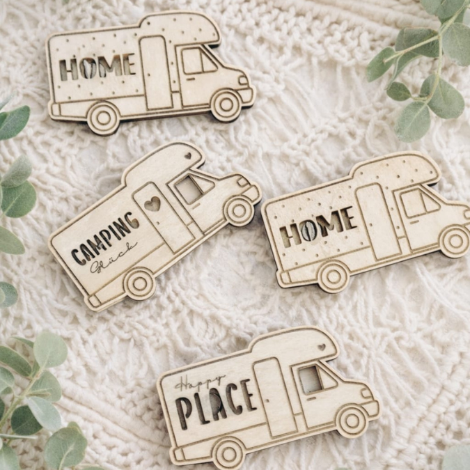 SVG Laserdatei Wohnmobil Camping 8 Designs 2 Größen klein für Ballonlichter groß für Lichterkette Ballonlicht Leuchtdeko SVG-Datei – Bild 8