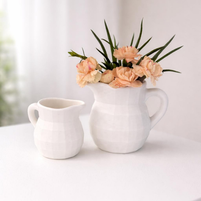 STL 3D Druck Datei 4er Set Milchkanne Kanne Pflanzgefäß Dekokanne Kanne Gartentisch Outdoor Shabby Deko 3d Druck Vase 3D-Druck Datei – Bild 3