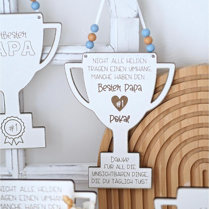 SVG Laser Datei Papa Opa Pokal zum stellen oder Hängen Geschenkidee für Vatertag Großvater Mann SVG Laserdatei Männergeschenk 3mm 4mm – Bild 15