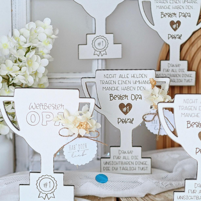 SVG Laser Datei Papa Opa Pokal zum stellen oder Hängen Geschenkidee für Vatertag Großvater Mann SVG Laserdatei Männergeschenk 3mm 4mm – Bild 18
