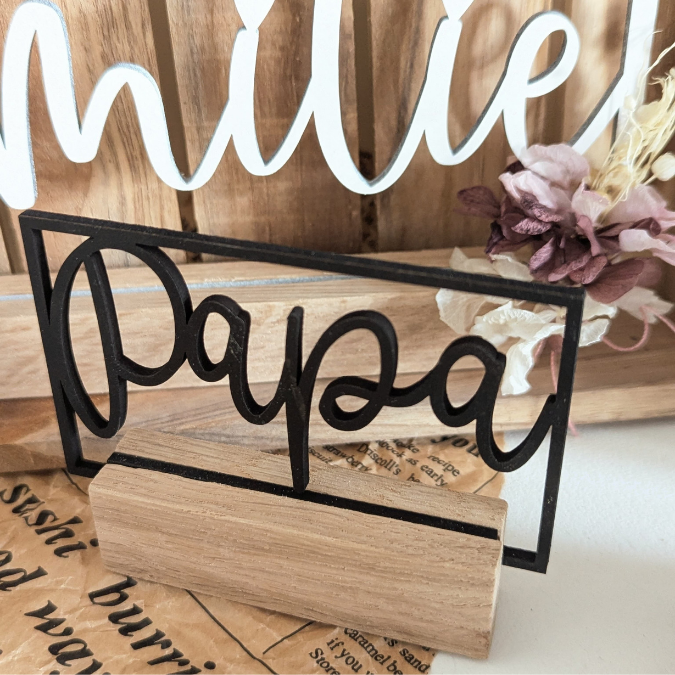 SVG Laser Datei Klötzchen Rahmen Mama Papa Oma Opa Schwester Familie Klötzchen Datei Easysticks Easy Sticks Laserdatei Muttertag vatertag – Bild 22