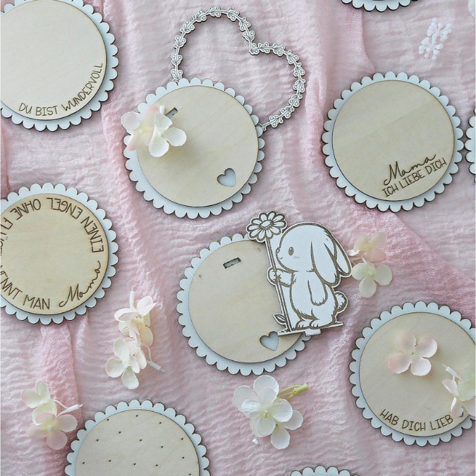 SVG Laserdatei Geschenkscheiben für Kleinigkeiten neutral Mama Oma Muttertag SVG-Datei inkl Stecker 3mm 4mm – Bild 21