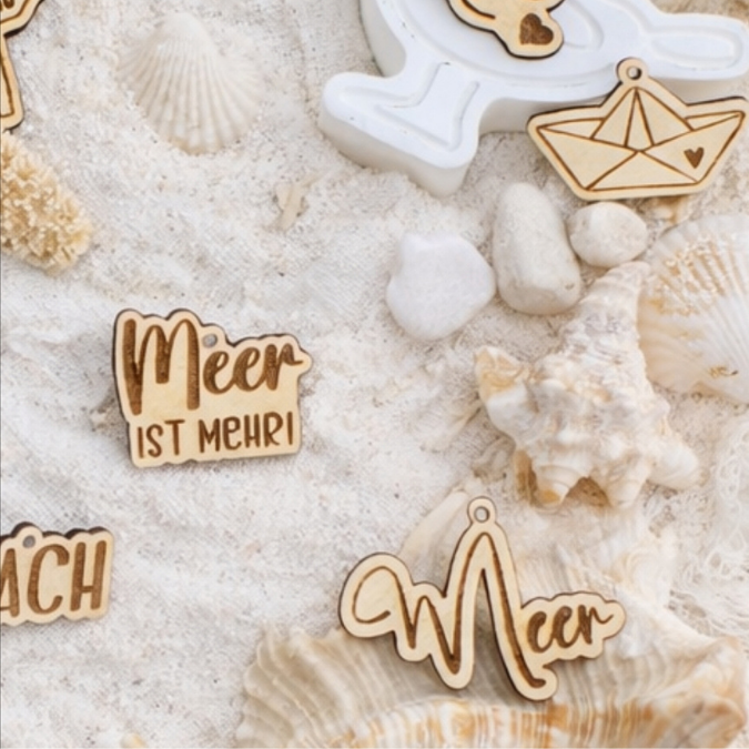 SVG Laserdatei 18 Designs Geschenkanhänger Meer Strand Urlaub Sommer Maritim Strandkorb Etiketten Tags SVG-Datei – Bild 10