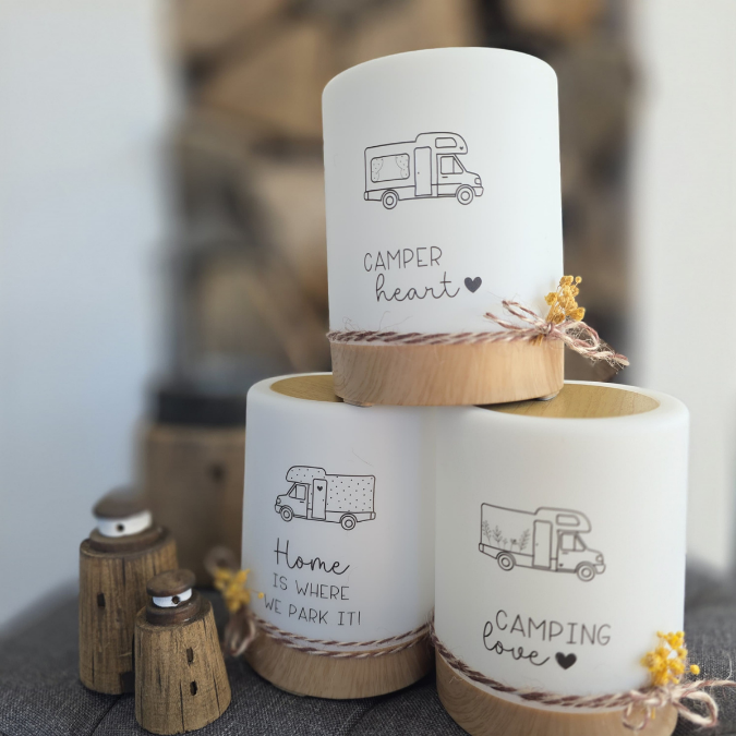 SVG Laser Datei Gravur Bundle Camping Wohnmobil Campingglück Camper Unterwegs daheim Laserdatei Plotterdatei englisch – Bild 7