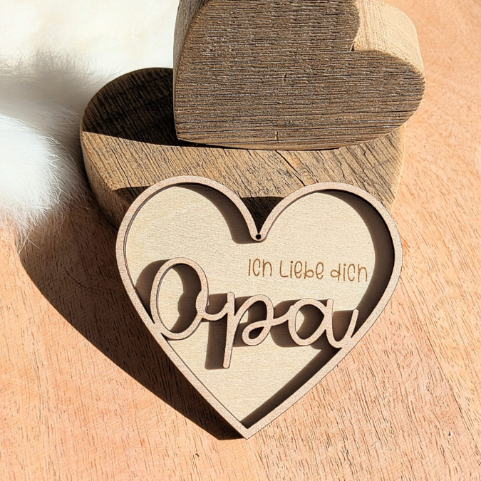 SVG Datei Rahmen Herzen für Papa Geschenkidee verschiedene Designs Vatertag Opa Mann SVG Laserdatei Laserfile Lasercut 3mm und 4mm Holz – Bild 12