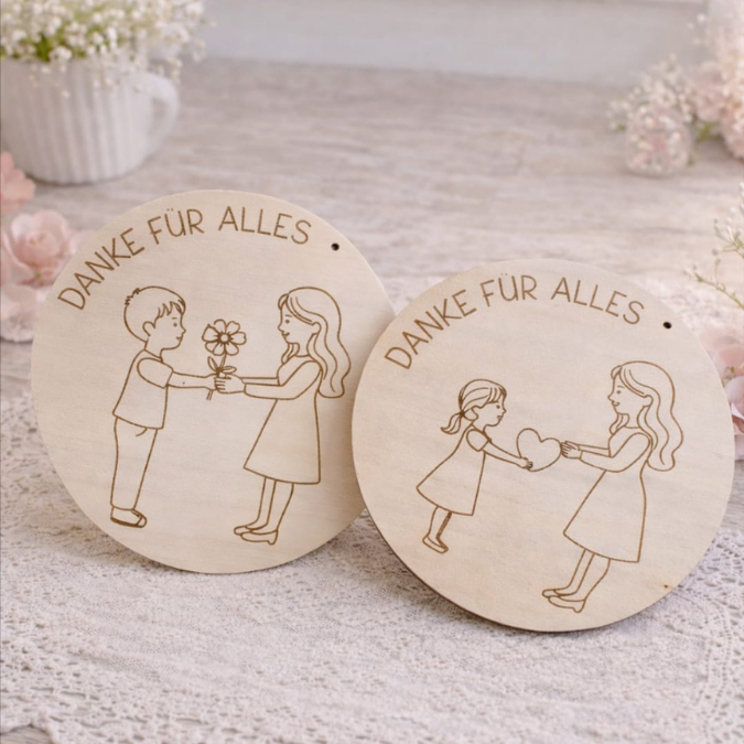SVG Laser Datei 6 designs Kindergartenabschied Aufsteller Klötzchendatei und Holzscheiben Geschenk Erzieherin Kita KiGa SVG Datei Schulkind – Bild 13