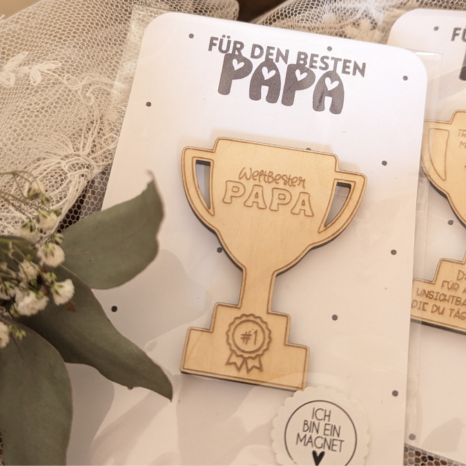 SVG Laser Datei Papa Opa Pokal zum stellen oder Hängen Geschenkidee für Vatertag Großvater Mann SVG Laserdatei Männergeschenk 3mm 4mm – Bild 7