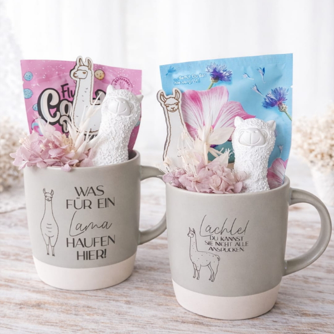 SVG Laserdatei Lama Alpacka Stecker, Anhänger und Bundle du kannst sie nicht alle anspucken Caketopper Pflanzenstecker Laser SVG Datei – Bild 3