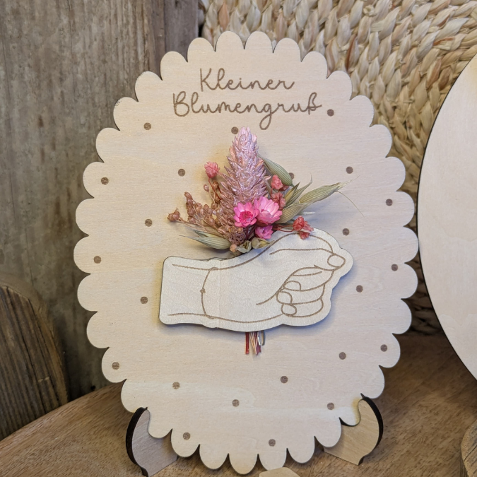 SVG Laserdatei Geschenk Karten für Blumen Gutscheine Liebesbrief Hand blumenstrauß Trockenblumen Postkarten Grußkarten SVG Datei – Bild 16