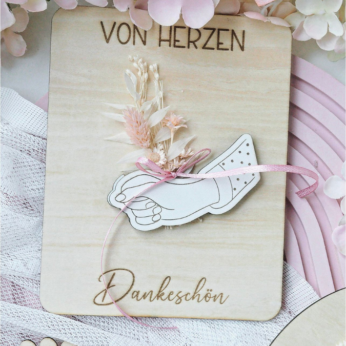 SVG Laserdatei Geschenk Karten für Blumen Gutscheine Liebesbrief Hand blumenstrauß Trockenblumen Postkarten Grußkarten SVG Datei – Bild 10