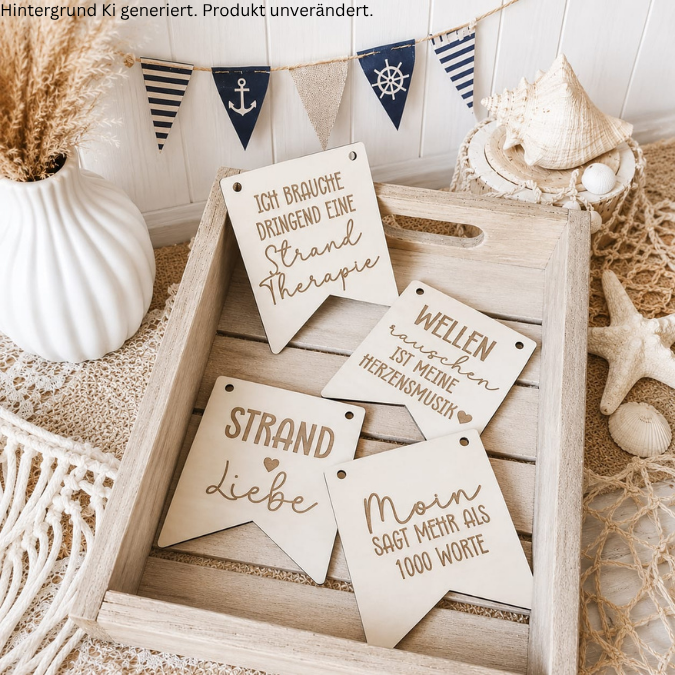 SVG Laserdatei Meer 9 Designs Schilder Wimpel Schildchen Anhänger Tags Urlaub Strand Sand Sonne Gute Laune Sommer SVG Datei – Bild 6