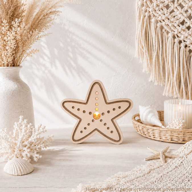 SVG Laserdatei 4 Designs Muschel und Seestern zum füllen mit Blumen, Geld oder Ballonlicht Sommer Maritim Lichtdatei Leuchtdeko SVG-Datei – Bild 38