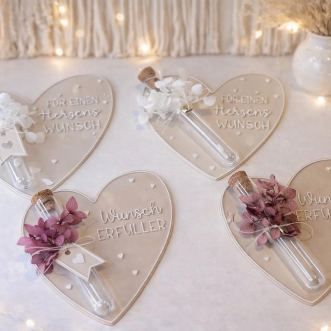 STL 3D Druck Datei 4 Designs Wunscherfüller Herz Geschenkidee Geschenkverpackung Geldgeschenk Gutscheine 3D-Druck Datei