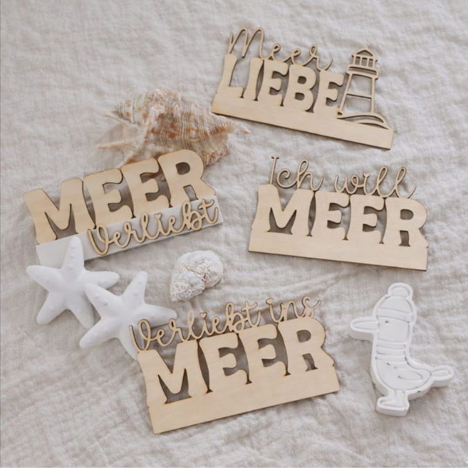 SVG Laserdatei Klötzchenaufsteller Meer Maritim Ahoi Klötzchenschrift inkl Gravuren SVG Datei – Bild 5