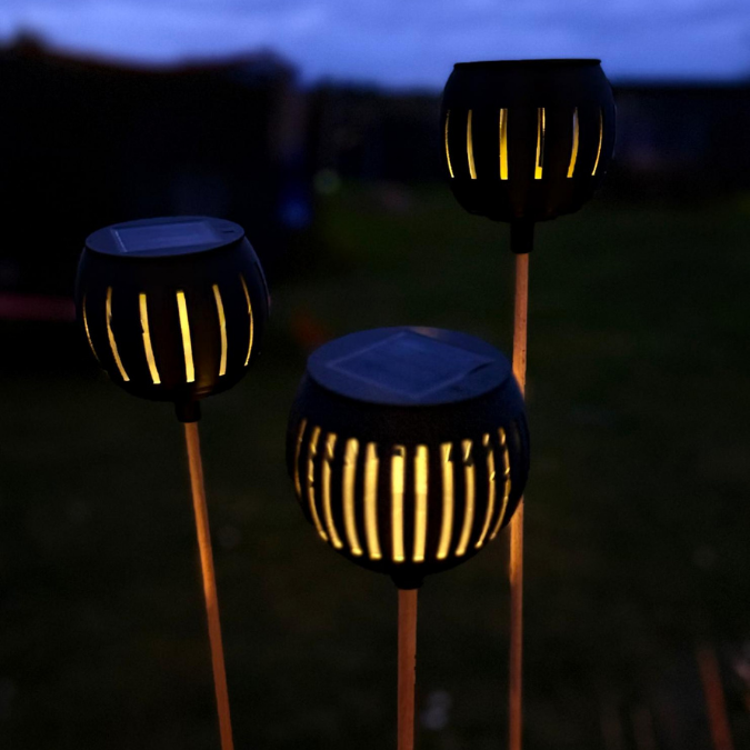 3D Druck Datei STL 4er Set Windlicht für LED Teelichter oder Solarlichter (8cm) zum stecken und stellen inkl Stabhalter 6/8/10mm 3D-Druck – Bild 7