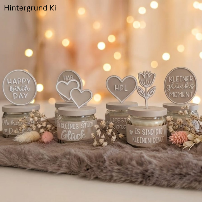 STL 3D Druck Datei XXl Set für Kerzenglas Banderolen Deckel und Stecker Hök Gök 3D-Druck Datei Mama Oma Geburtstag Mitbringsel Geldgeschenk – Bild 20